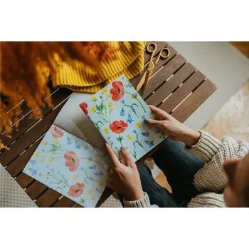 Sešit ePiPí sešit A5 Květy Listy sešitu: Linky