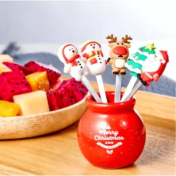 Párátko a napichovátko Napichovátka - VÁNOCE - MERRY CHRISTMAS - 5 ks (Značka: JETTING)