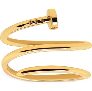 Prsten Spirálový hladký prsten ve tvaru hřebíku IZ31086 + dárkové balení LUXUS zdarma