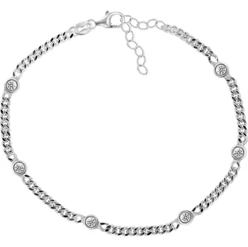 Náramek Brilio Silver Moderní stříbrný náramek se zirkony BRC44W + 2 měsíce na vrácení zboží