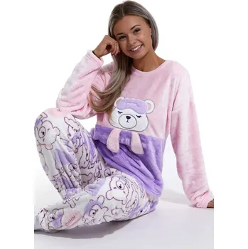 Dámské pyžamo Spací méďa 1Z1180 fialová XL