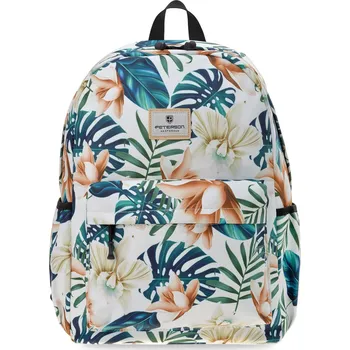Sportovní batoh Peterson robustní nepromokavý školní batoh pro mládež barevné velké balení do školy A4 - tropický PETERSON 5905054528515