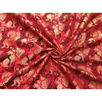 HEDVA ČESKÝ BROKÁT Luxusní brokát 160 50749 PES A BODLÁK červená | 53