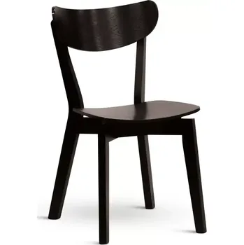 Jídelní židle Nico dřevěná židle masiv buk černá (Kvalitní židle z bukového masivu)