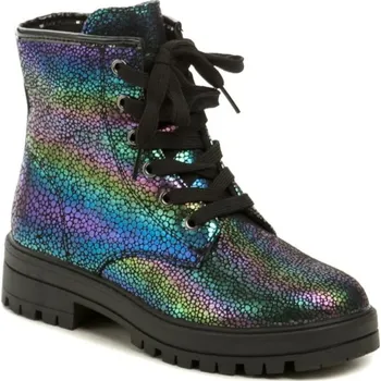 Chlapecká zimní obuv Wojtylko 5Z25066M tmavé multi dívčí zimní boty EU 34 + DÁREK