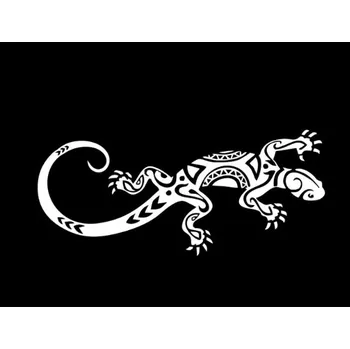 samolepka Samolepka (na auto, notebook) ještěrka (bílá) 8