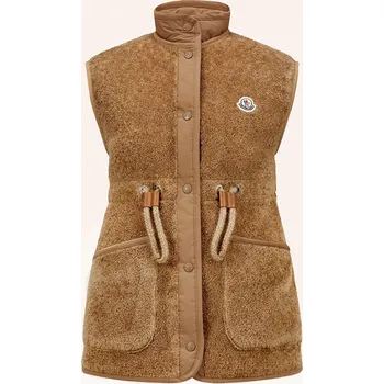 Dámská vesta Moncler Dámská Péřová Vesta Bost S Plyšem, koňaková, 36