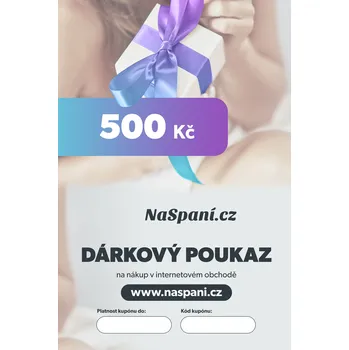 Dárková visačka Dárkový poukaz na nákup zboží v hodnotě 500 Kč POUK500 Neutrální elektronicka-verze--500-kc