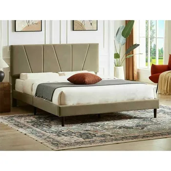 Postel Postel Priscilla Velvet 160 x 200 cm, béžová