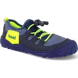 Barefoot tenisky KOEL - Mason Mesh Blue vegan modré Velikost: 25