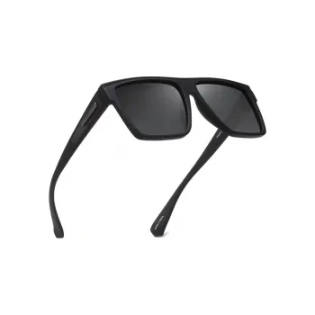 Sluneční brýle JIM HALO Retro polarizované sluneční brýle - matná černá