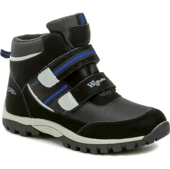Chlapecké polobotky Wojtylko 5Z24094 černé celoroční chlapecké boty EU 35 + DÁREK