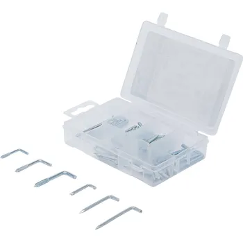 Sada nářadí BGS Diy BGS 88164, Sada ocelových háčků na obrazy | 48dílná