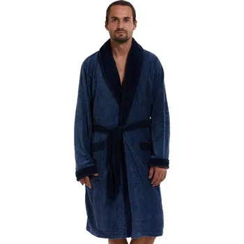 Pánský župan Župan pro muže 1Z1116 modrá l