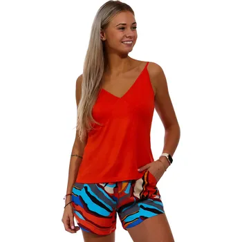 Dámské pyžamo Oranžové i dohové jemné pyžamo pro ženy MINERVA 1D1225 oranžová xl