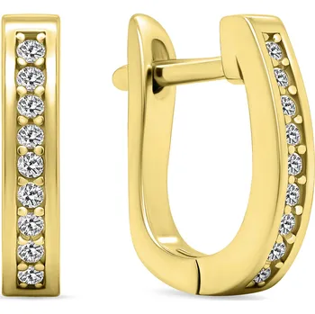 Náušnice Brilio Silver Krásné pozlacené náušnice se zirkony EA679Y + 2 měsíce na vrácení zboží