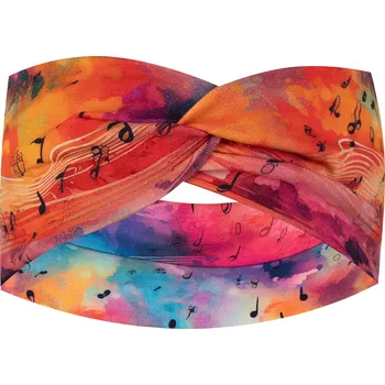 Čelenka Ebbie Bavlněná čelenka - AKVARELOVÉ NOTY Velikost: M