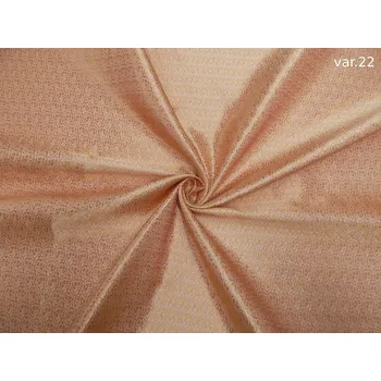 HEDVA ČESKÝ BROKÁT Luxusní brokát 160 51323 TROJLÍSTEK MALÝ lososová | 22