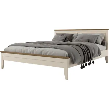 Komoda Postel PROVENCE L1P krémová bukový masiv/dubový masiv Barevné provedení: Krémová, Rozměry postele: 90 x 200 cm