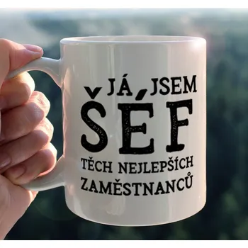 Hrnek pro šéfa - Žlutá