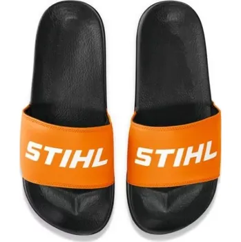 Pánské pantofle Univerzální pantofle do vody STIHL (042095003) (Ať už v bazénu pod širým nebem, v kempu nebo doma: koupací boty STIHL v černo-oranžové barvě rozhodně musí mít každý fanoušek STIHL!)