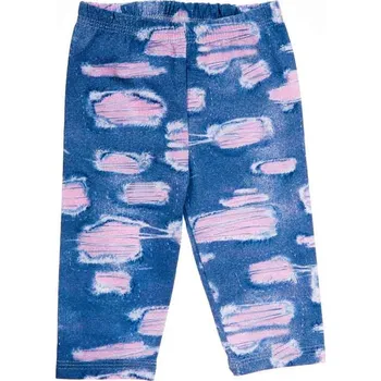 Dívčí legíny Dětské 3/4 legíny 1M2190 modrá 128