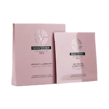 Lubrikační gel Miss Vivien Balíček 3 jednorázových lubrikačních gelů Coffee & Cream