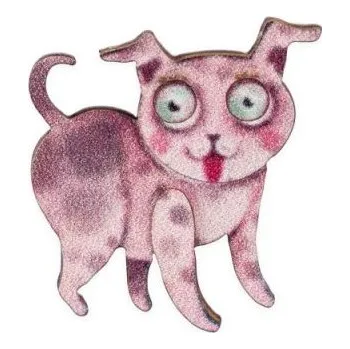 Brož Rebel Skin Brooch 'Small Doggie'
