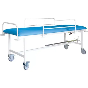 VL - A - T + PBS lehátko transportní s pevnou výškou + postranní madla, koženka MONA 40 - koženka sv. modrá