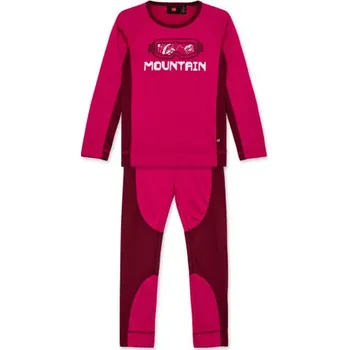 Set dětského termoprádla Dívčí funkční komplet Lego Wear ARIS 800 - růžová 116