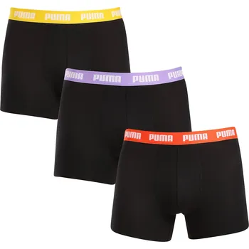 Boxerky 3PACK pánské boxerky Puma černé (701226820 009) XL 701226820 009 Možnost vrácení zboží ZDARMA do 120 dnů!