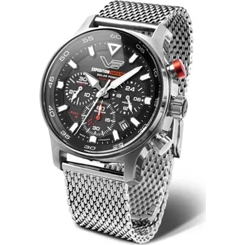 Hodinky Hodinky Vostok Expedition South Pole Solar Power Chronograf VR42-592A761B + Dárek zdarma