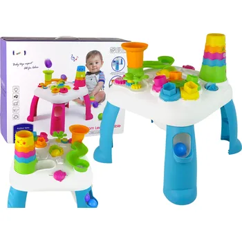 Hračka pro nejmenší Mamido Interaktivní stoleček pro nejmenší modrý