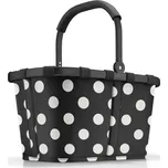 Reisenthel - nákupní košík CarryBag frame black/black Barva: Dots white