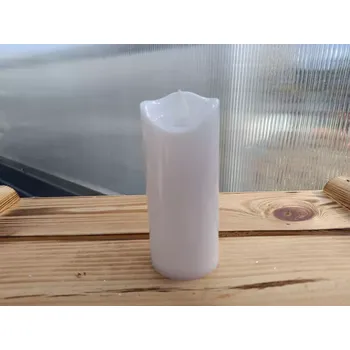 Svíčka Svíce LED Cortina - pohyblivý plamen bílá 5x12,5cm