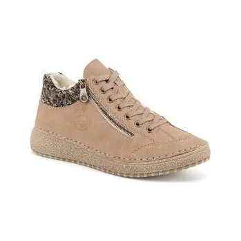 Pánská móda Polobotky Rieker 50903-20 Béžová 42