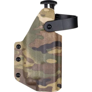Příslušenství pro sportovní střelbu RH Holsters TAC DL - Glock 17/19 MOS - Glock 19X/45 + Streamlight TLR-7 X - AUTO pojistka - taktické kydexové pouzdro - multicam/coyote hnědá Pouzdro je pro: Levák