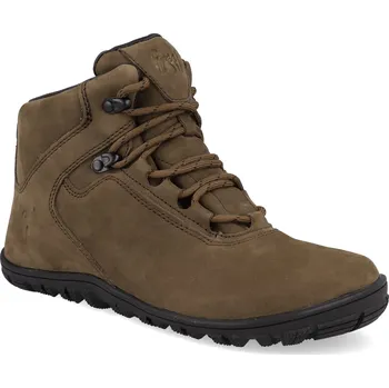 Dětská sportovní obuv Barefoot kotníkové outdoorové boty Freet - Impala Brown hnědé Velikost: 42