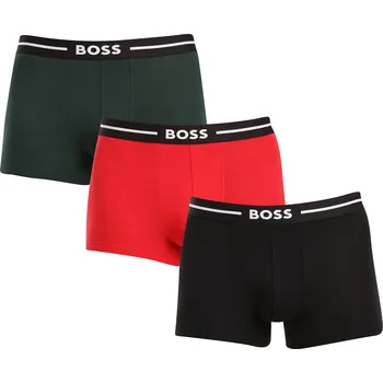 Boxerky 3PACK pánské boxerky BOSS vícebarevné (50517833 980) L Možnost vrácení zboží ZDARMA do 120 dnů!
