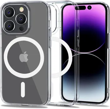 Pouzdro na mobilní telefon Kryt iPhone 14 Pro Max, Techsuit - MagSafe Pro, transparentní