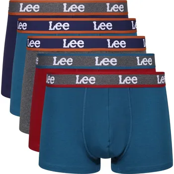 Boxerky pánské boxerky LEE - RTI/CHM/FG/RVT - 5 ks - XL (Lee Trunk 5pk)
