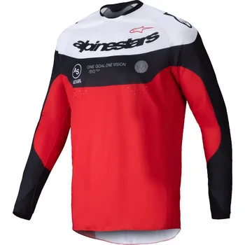 Moto dres Dres PRO-DURA, ALPINESTARS (černá/červená/bílá) 2026 (Velikost: L)