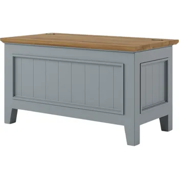 Komoda Truhla PROVENCE KUF1P šedomodrá z masivu Šířka: 85 cm