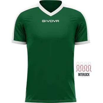 Chlapecké tričko Sportovní triko GIVOVA Revolution green-white 3XL