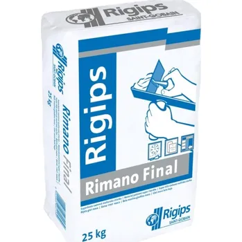 Rigips Rimano Final super bíla velmi jemná sádrová malířská stěrka 25 kg