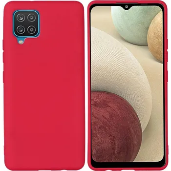 Pouzdro na mobilní telefon OEM Kryt Samsung Galaxy A22 4G Silicone case červené