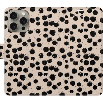 Pouzdro na mobilní telefon Flipové pouzdro iSaprio - Dotted 02 - iPhone 15 Pro Max