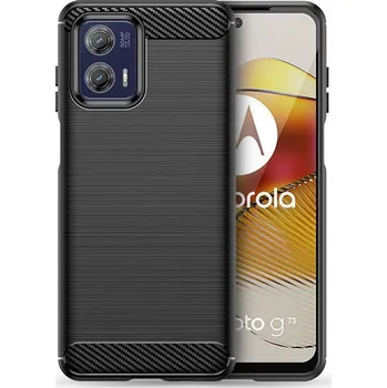 Pouzdro na mobilní telefon Kryt Motorola Moto G73 5G Tech-Protect TPU Carbon black