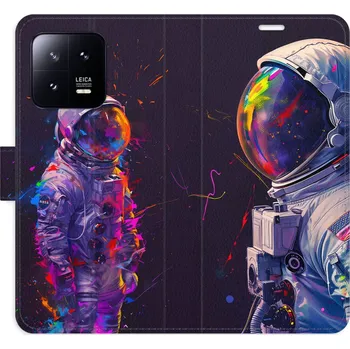 Pouzdro na mobilní telefon Flipové pouzdro iSaprio - Neon Astronaut 02 - Xiaomi 13