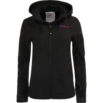 Dámská softshellová bunda Dámská softshellová bunda Spitsbergen Norway Wms 3-layer Jacket Black L